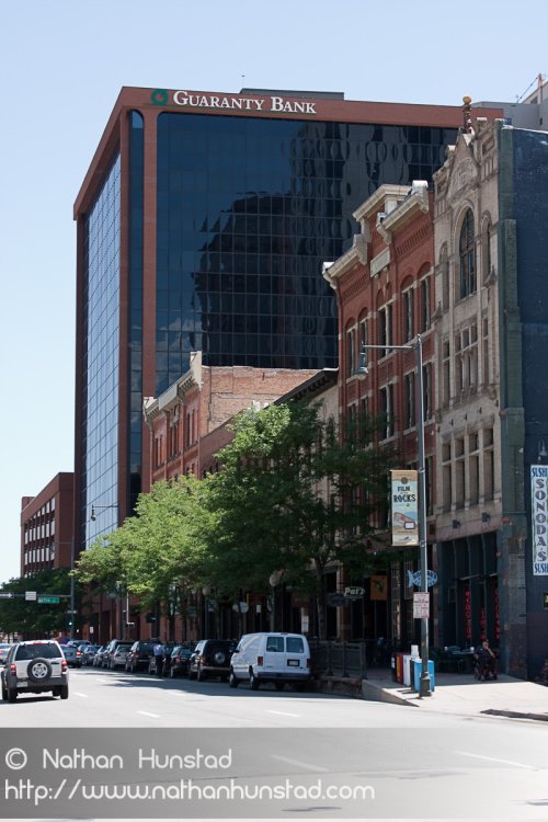Downtown Denver, CO, with the Guaranty Bank building